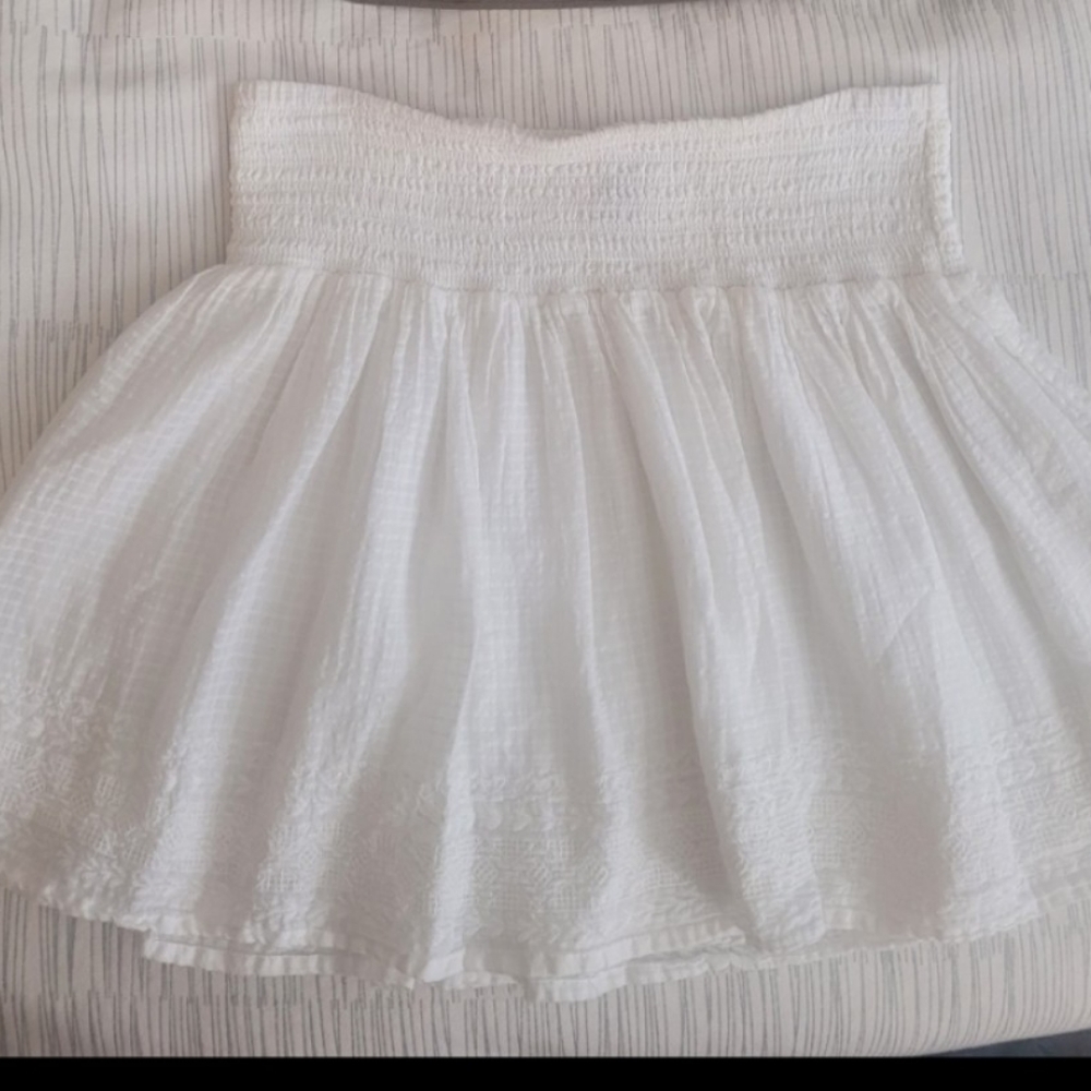 White skirt